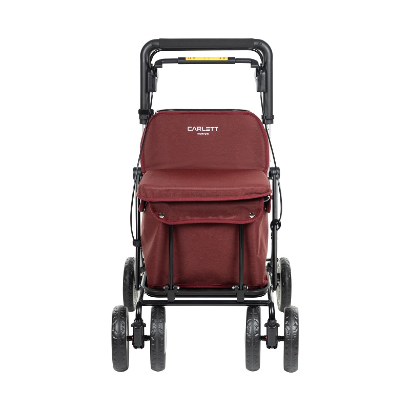 Rollator 4 roues Lett 900 rouge de CARLETT