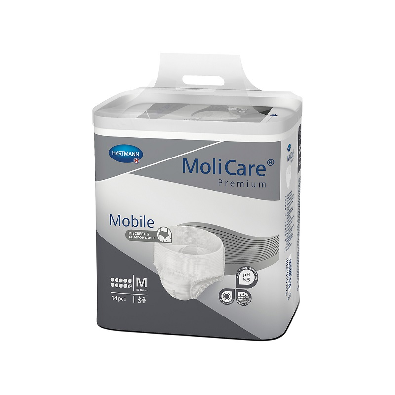 Pants Molicare Premium Mobile 10 gouttes, taille M Pants Molicare Premium Mobile 10 gouttes, taille M