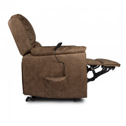 Fauteuil releveur Relax Touch Ergo de Drive, 2 moteurs, couleur marron glacé