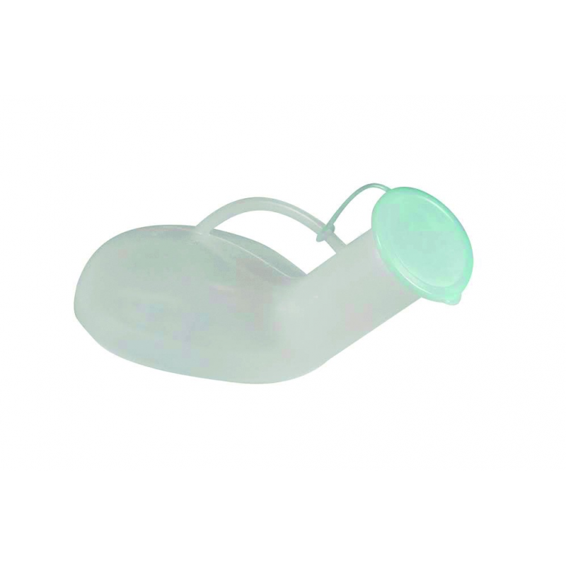 Urinal simple avec bouchon, modèle homme Urinal simple avec bouchon, modèle homme